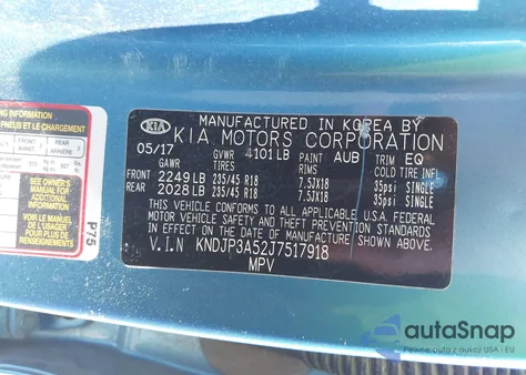 2018 Kia Soul + from USA, damaged, VIN KNDJP3A52J7517918